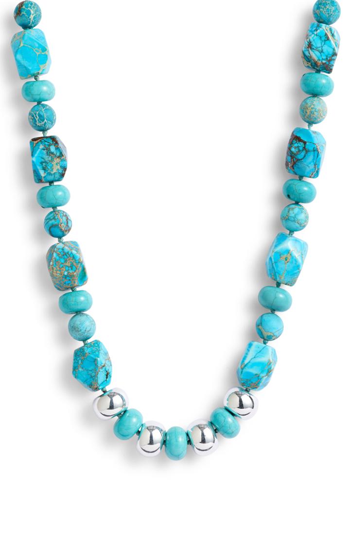 Women's Simon Sebbag Multi Shape Stone Bead Necklace