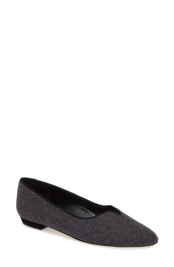 Women's Vaneli 'ganet' Pointy Toe Flat M - Grey