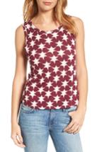 Women's Lucky Brand Back Tie Star Print Tank