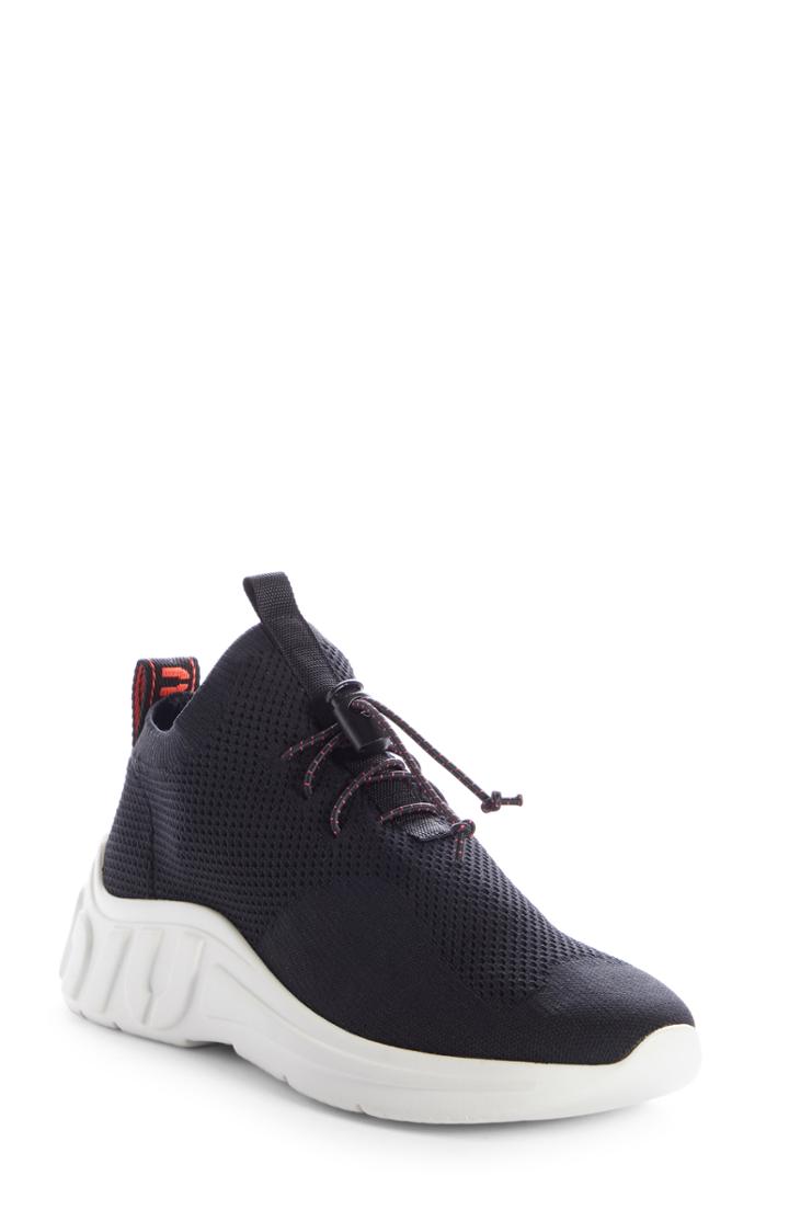 Women's Miu Miu Xl Knit Sock Sneaker Us / 40eu - Black