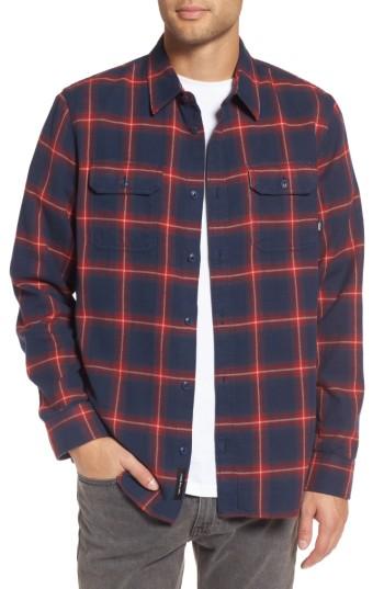 Men's Vans Pender Flannel Sport Shirt - Blue
