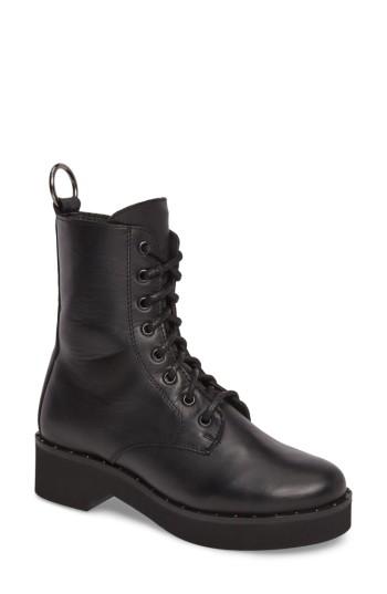 Women's Steve Madden Rocco Combat Boot M - Black