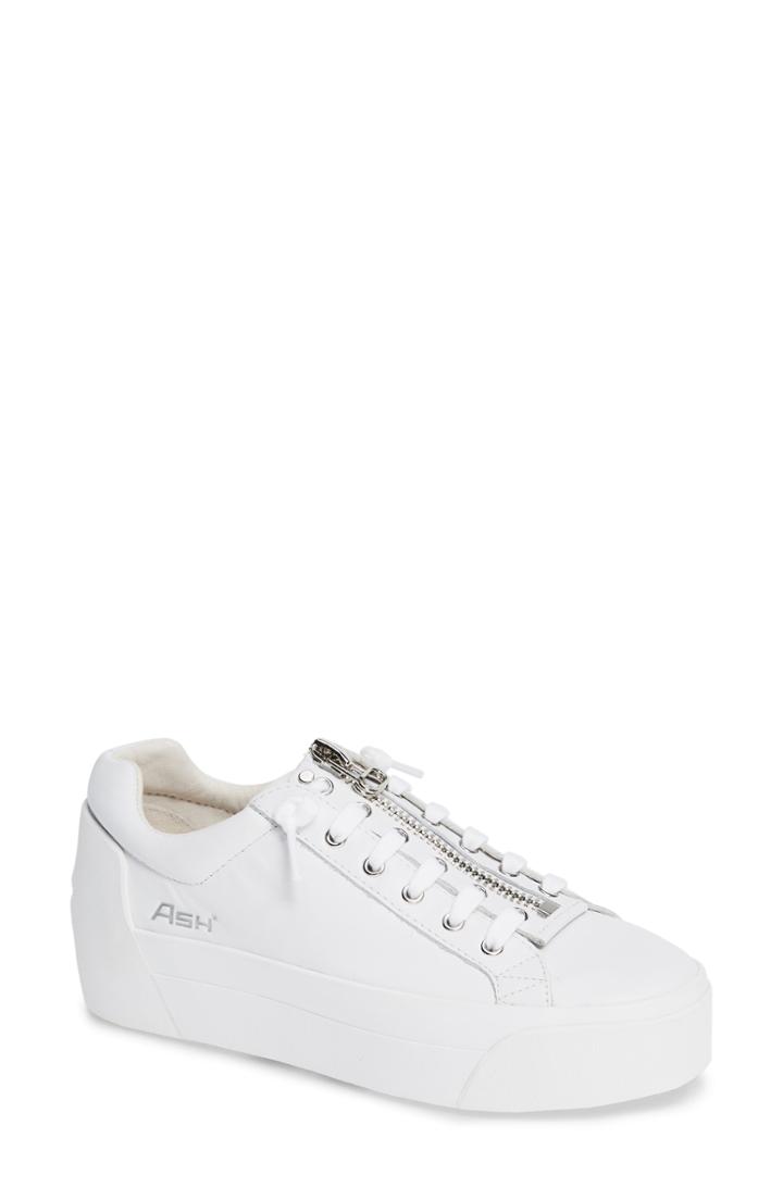 Women's Ash Buzz Platform Sneaker - White