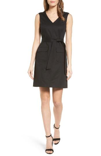 Women's Halogen Belted A-line Dress