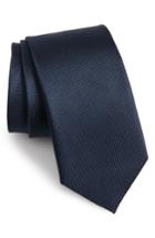 Men's The Tie Bar Solid Silk Tie, Size X-long X-long - Blue