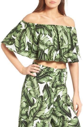 Women's Show Me Your Mumu Heidi Off The Shoulder Crop Top