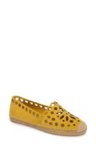 Women's Tory Burch May Perforated Espadrille Flat .5 M - Pink