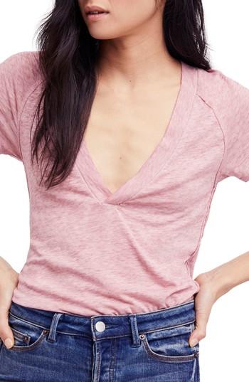 Women's Free People Clementine Tee - Pink