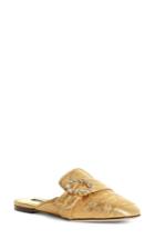 Women's Dolce & Gabbana Embellished Backless Loafer Us / 36.5eu - Metallic