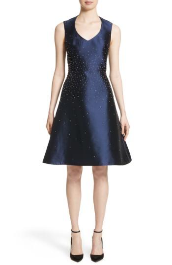 Women's Rubin Singer Embellished A-line Dress - Blue