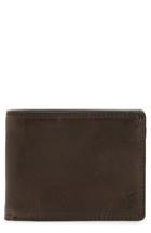 Men's Frye Logan Leather Wallet - Grey