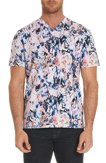 Men's Robert Graham Lima T-shirt - Pink