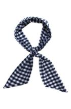 Women's Donni Charm Gingham Wire Scarf, Size - Blue