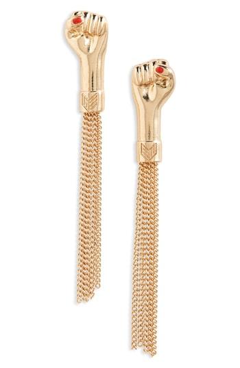 Women's Melody Ehsani Fist Up Tassel Earrings