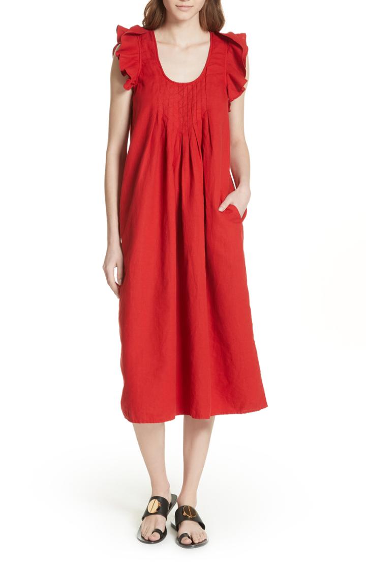 Women's Jesus Peiro Off The Shoulder Pique Gown, Size - White