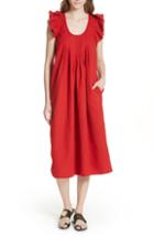 Women's Jesus Peiro Off The Shoulder Pique Gown, Size - White