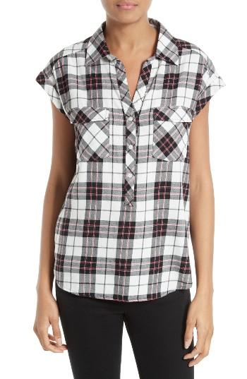 Women's Soft Joie Johnesha Plaid Popover Shirt
