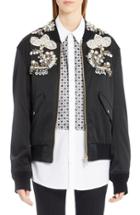 Women's Dolce & Gabbana Embellished Gabardine Bomber Jacket