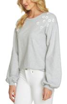 Women's Cece Embellished Sweatshirt - Grey