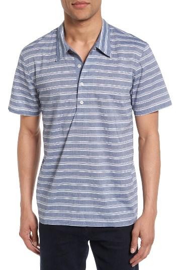 Men's Billy Reid Mickey Stripe Chambray Shirt