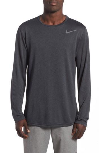 Men's Nike Long Sleeve Training T-shirt - Black