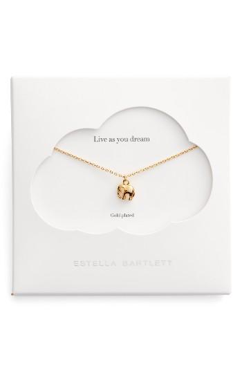 Women's Estella Bartlett Live As You Dream Elephant Necklace