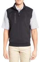 Men's Bobby Jones Xh2o Crawford Stretch Quarter Zip Golf Vest - Black