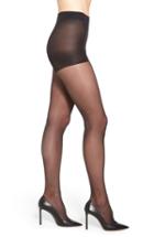 Women's Nordstrom Light Support Pantyhose, Size A - Black