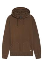 Men's Brixton Hooded Fleece Sweatshirt - Brown