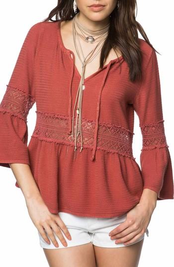 Women's O'neill Utah Crochet Top - Red