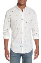 Men's Bonobos Slim Fit Summerweight Print Sport Shirt - White