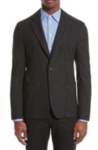 Men's Emporio Armani Techno Jersey Jacket Eu - Blue
