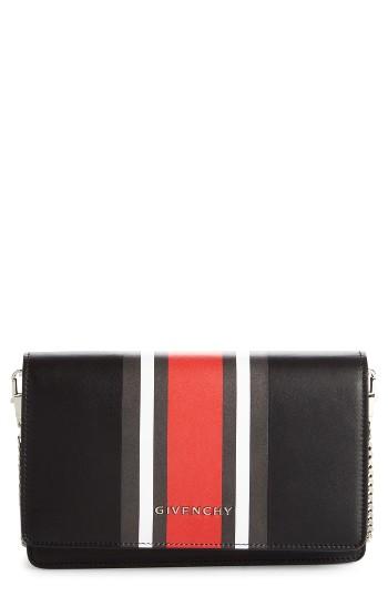 Women's Givenchy Pandora Calfskin Leather Wallet On A Chain -