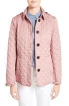 Women's Burberry Ashurst Quilted Jacket - Pink