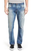 Men's Current/elliott The Crossover Release Hem Straight Leg Jeans - Blue