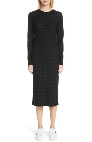 Women's Marc Jacobs Stripe Wool Sweater-dress - Blue
