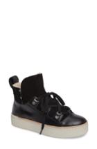Women's M4d3 Sierra Faux Fur Platform Sneaker M - Black