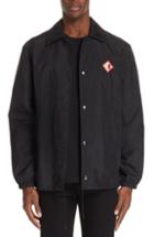 Men's Givenchy Nylon Coach Jacket Eu - Black