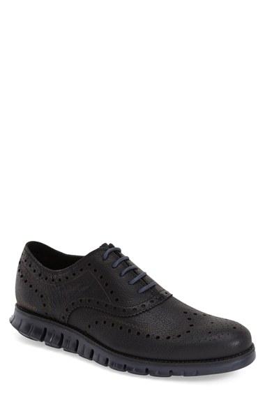 Men's Cole Haan 'zerogrand' Wingtip Oxford .5 M - Black