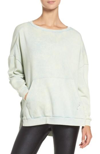 Women's Reebok Favorite Oversized Sweatshirt - Blue/green