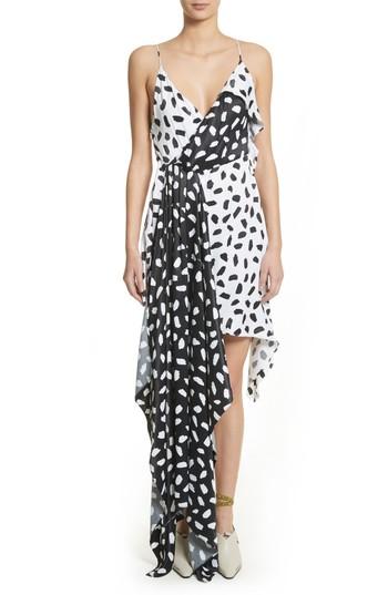 Women's Off-white Draped Princess Dress Us / 38 It - Black