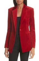 Women's Theory Stretch Cotton Power Jacket - Red