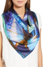 Women's Ted Baker London Butterfly Silk Square Scarf