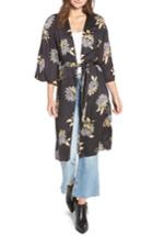Women's Amuse Society Let's Unwind Floral Print Kimono