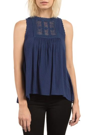Women's Volcom Crunchroll Lace Trim Top
