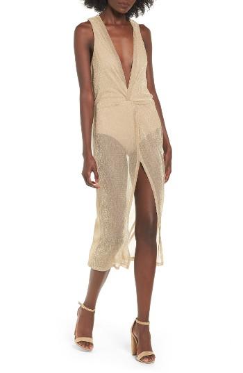 Women's Majorelle Copacabana Midi Dress - Metallic