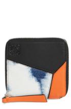Women's Loewe Small Puzzle Leather Zip Around French Wallet -