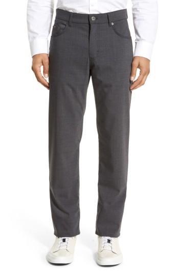 Men's Brax 'manager' Five-pocket Wool Pants X 34 - Grey
