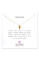 Women's Dogeared Reminder - Free Bird Pendant Necklace