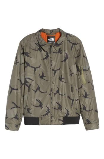 Men's The North Face Barstol Aviator Jacket, Size - Green
